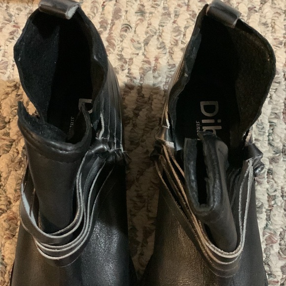 Diba Skyler Black Leather Women's Booties size 8.5 MSRP $149.00 - Picture 3 of 9